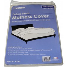 Single Plastic Vinyl Waterproof Mattress Cover Protector